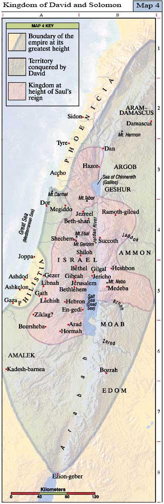 Palestina pe vremea lui David and Solomon