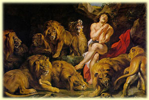 Daniel in cusca leilor