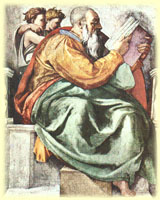 Zaharia or Zechariah (Michelangelo - Capela Sixtina)